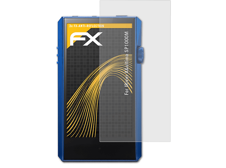 3x ATFOLIX Displayschutz(für A&ultima SP1000M) FX-Antireflex IRiver