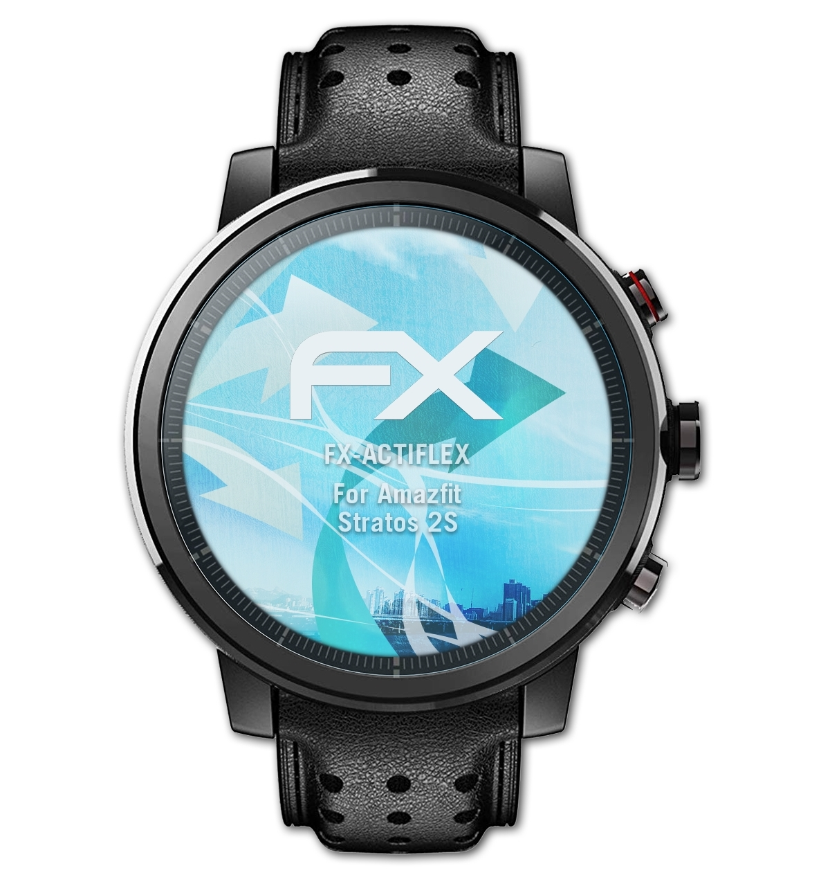 FX-ActiFleX 3x Stratos 2S) ATFOLIX Amazfit Displayschutz(für