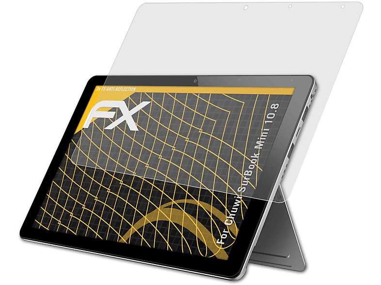 ATFOLIX 2x FX-Antireflex Displayschutz(für Chuwi SurBook Mini 10.8)