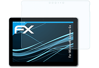 ATFOLIX 2x klar&stoßfest Displayschutz(für Microsoft Surface Go)