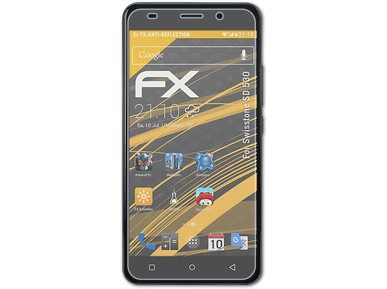 Displayschutz(für 530) FX-Antireflex ATFOLIX 3x Swisstone SD