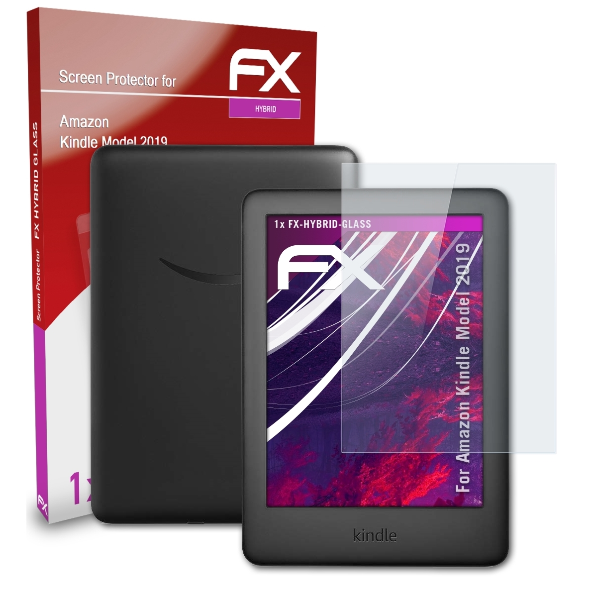 ATFOLIX FX-Hybrid-Glass Schutzglas(für 2019)) Kindle Amazon (Model