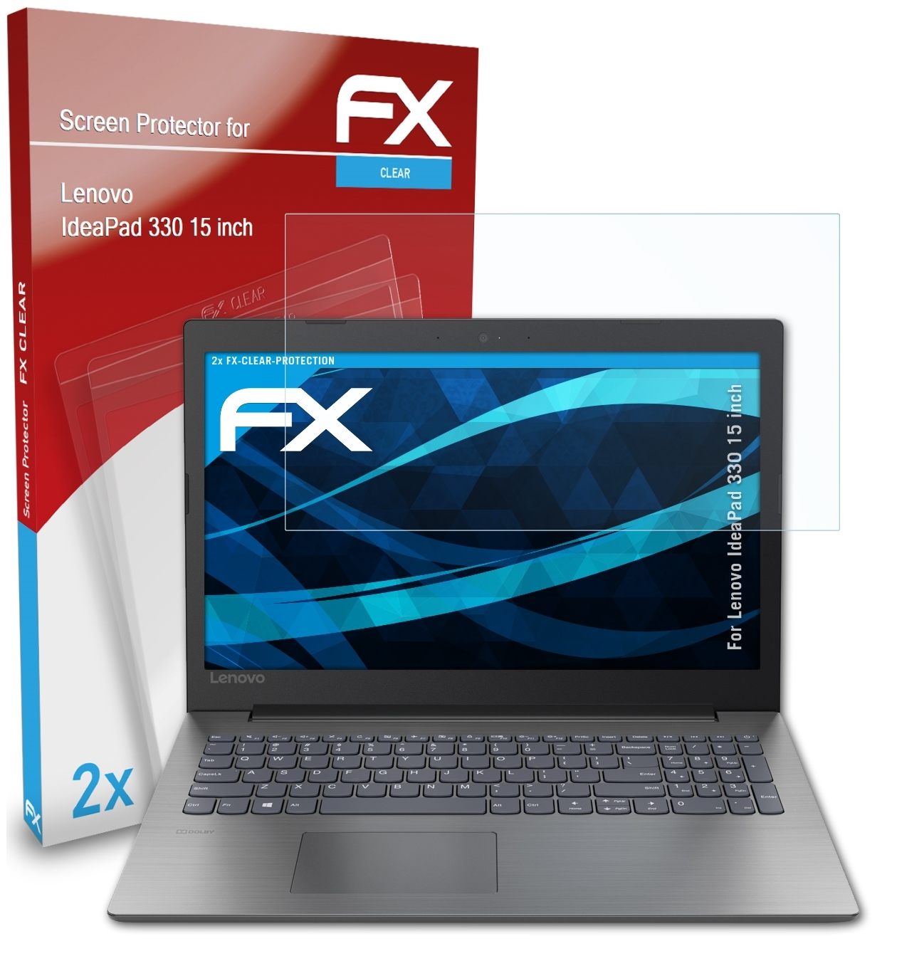 ATFOLIX 2x inch)) FX-Clear Lenovo Displayschutz(für (15 330 IdeaPad
