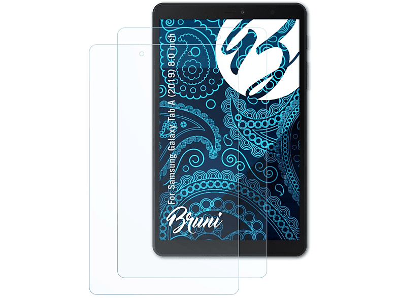 BRUNI inch)) (2019) Galaxy A (8.0 2x Samsung Schutzfolie(für Tab Basics-Clear
