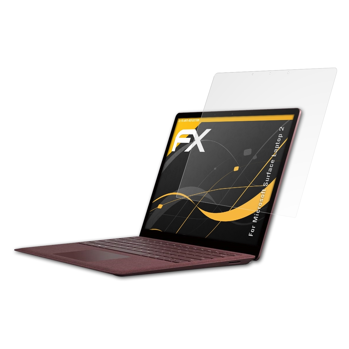 ATFOLIX 2x FX-Antireflex Displayschutz(für Microsoft Laptop 2) Surface