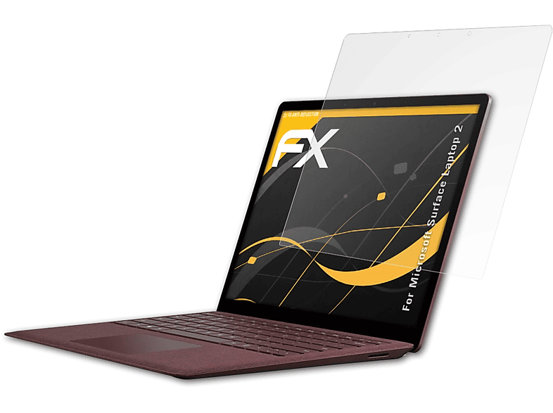 ATFOLIX 2x FX-Antireflex Displayschutz(für Microsoft Surface Laptop 2)