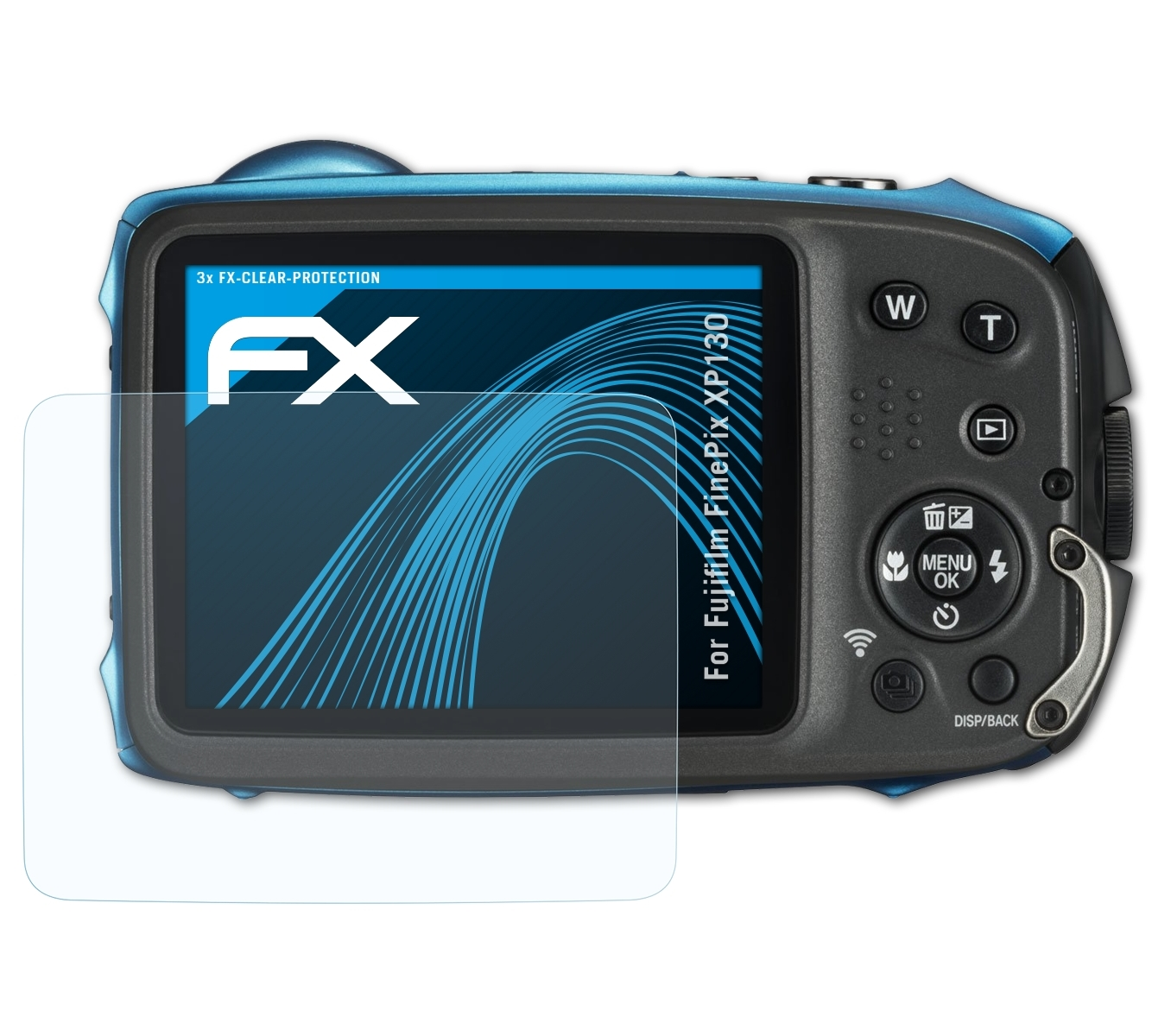 ATFOLIX 3x FX-Clear Displayschutz(für Fujifilm FinePix XP130)