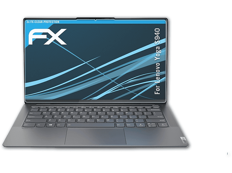ATFOLIX 2x FX-Clear Displayschutz(für Lenovo Yoga S940)