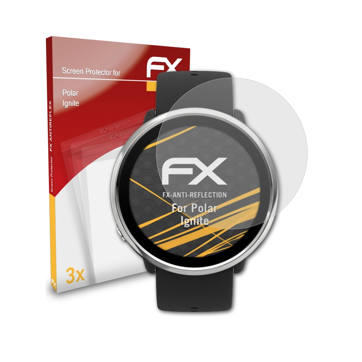 ATFOLIX 3x FX-Antireflex Polar Displayschutz(für Ignite)