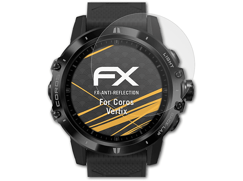 ATFOLIX 3x Vertix) FX-Antireflex Coros Displayschutz(für
