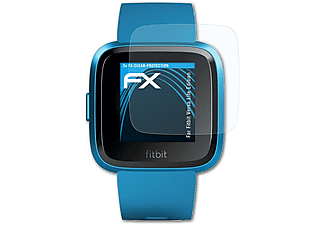 ATFOLIX 3x klar&stoßfest Displayschutz(für Fitbit Versa Lite Edition)