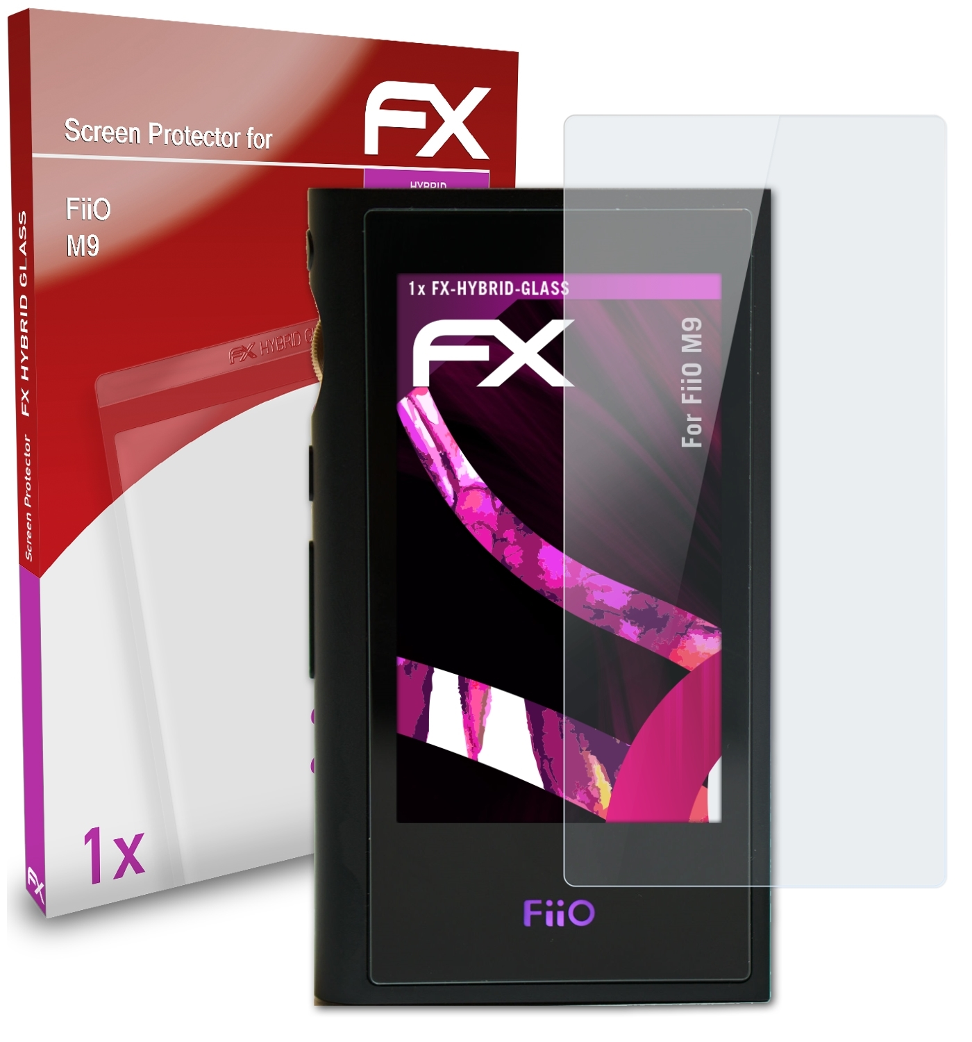 ATFOLIX FX-Hybrid-Glass FiiO Schutzglas(für M9)
