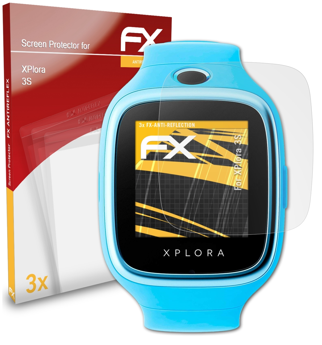 ATFOLIX 3x FX-Antireflex Displayschutz(für XPlora 3S)