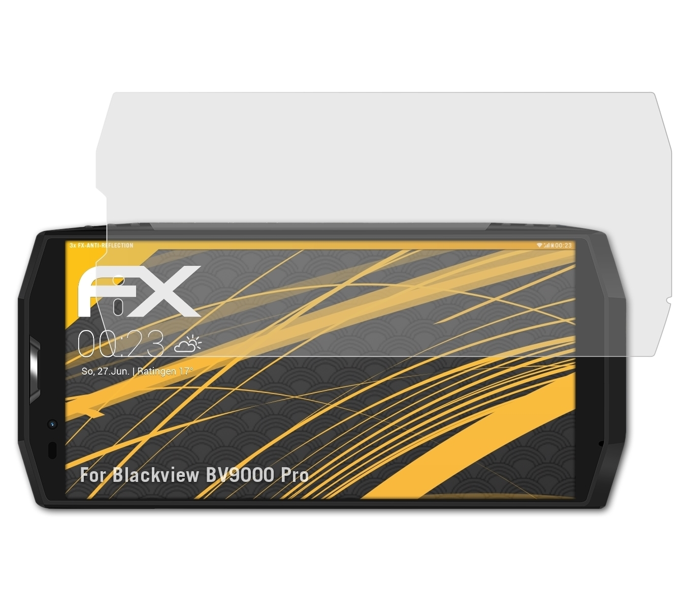 Pro) BV9000 Displayschutz(für 3x FX-Antireflex ATFOLIX Blackview