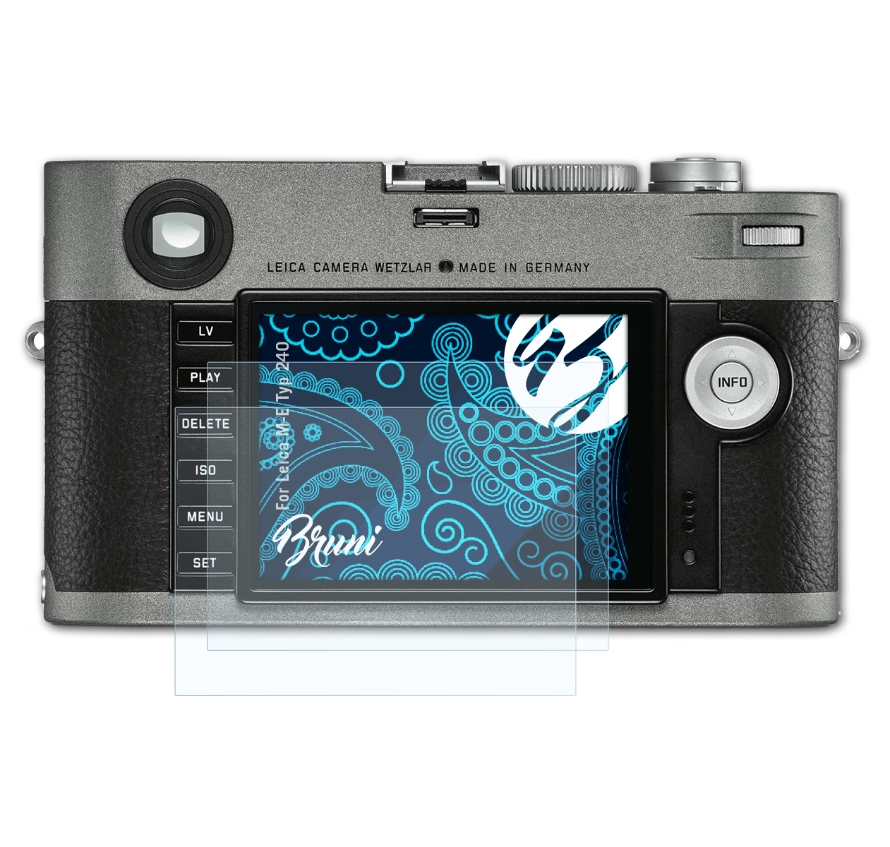 BRUNI 2x Basics-Clear Leica 240)) (Typ Schutzfolie(für M-E