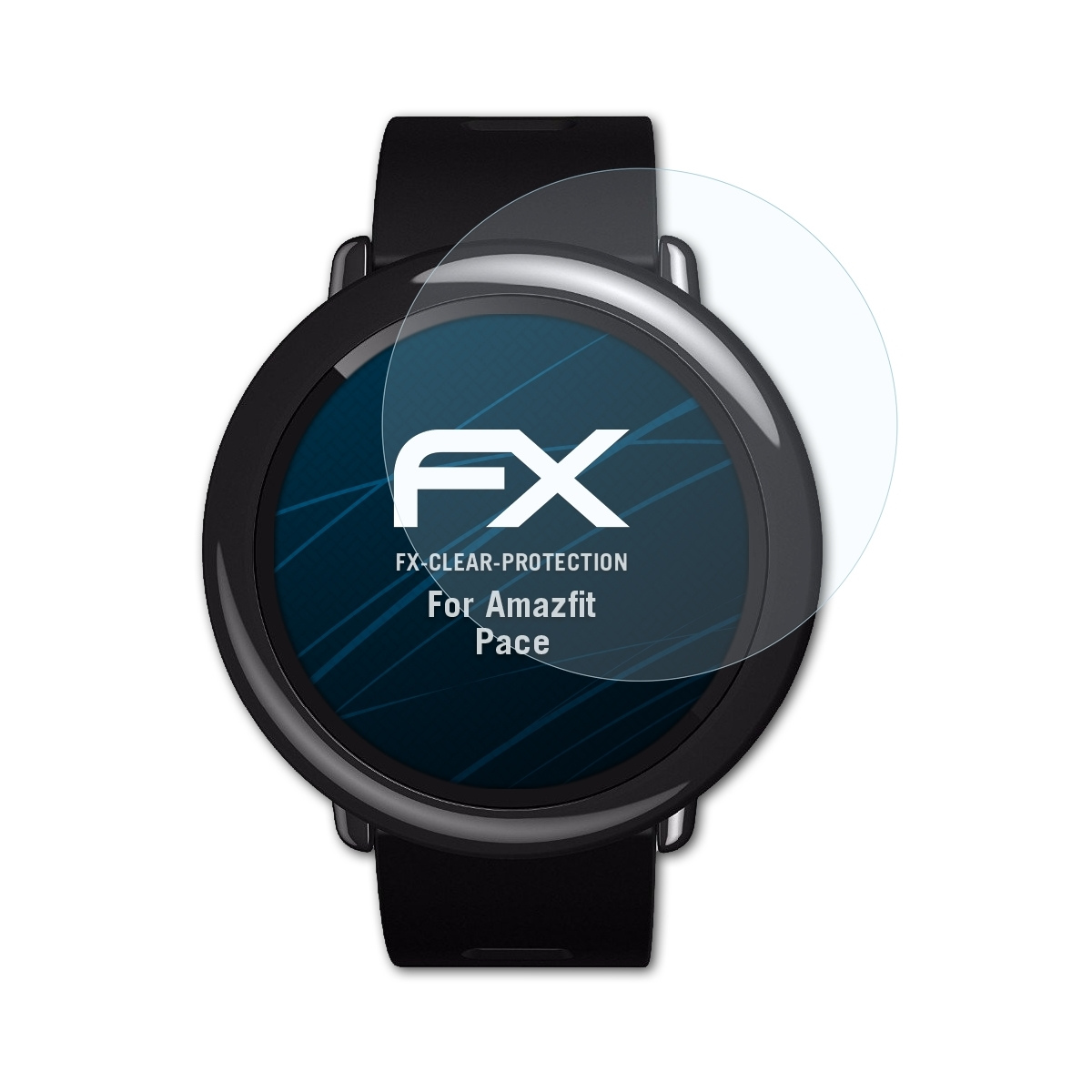 Amazfit FX-Clear 3x Displayschutz(für Pace) ATFOLIX