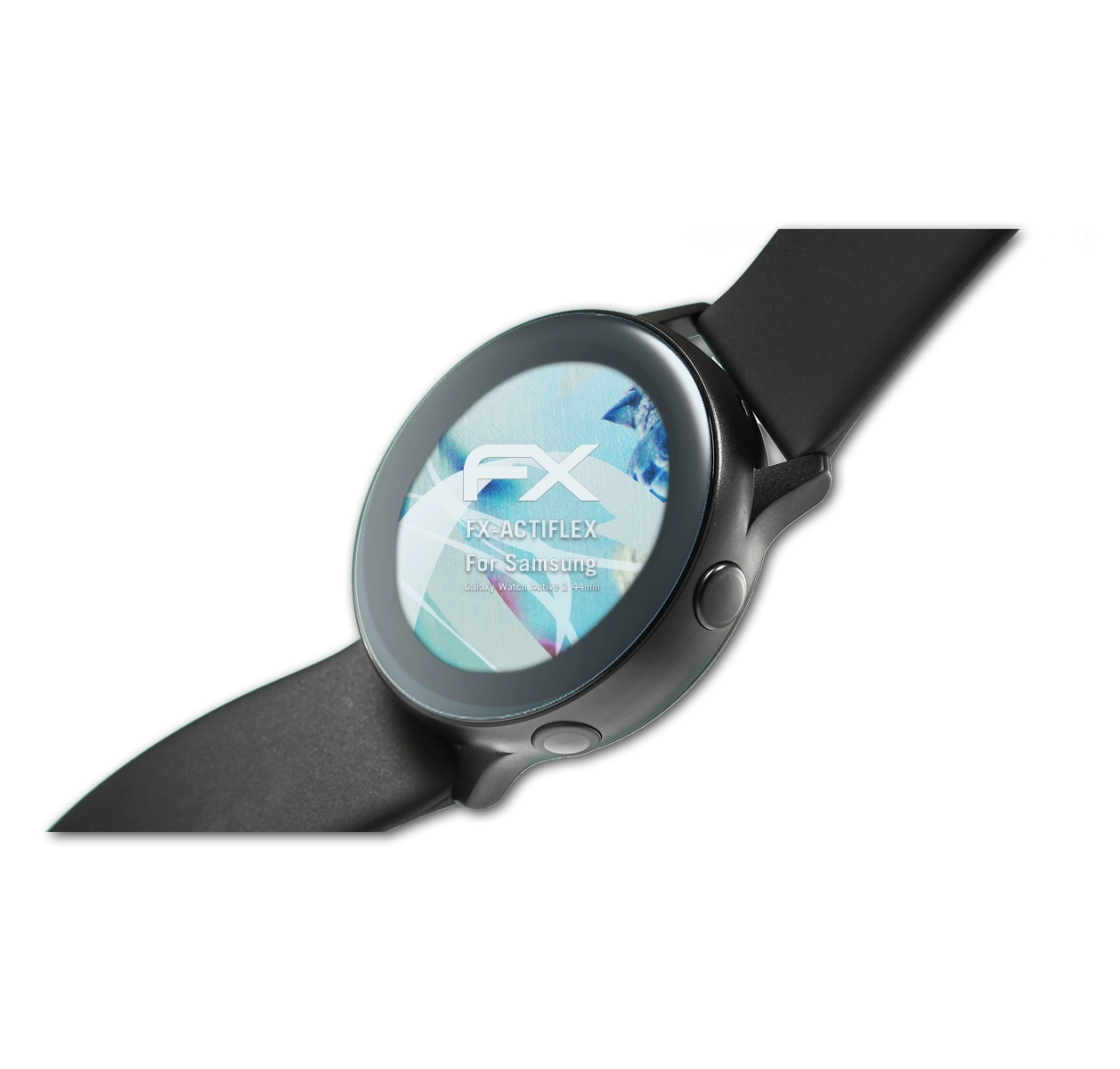 Active ATFOLIX Galaxy Samsung Watch Displayschutz(für (44mm)) 2 FX-ActiFleX 3x