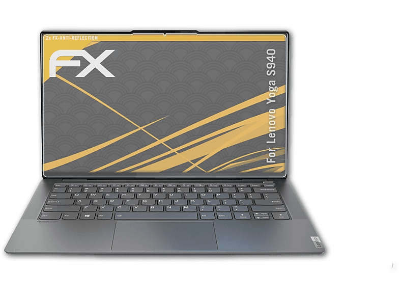 ATFOLIX 2x FX-Antireflex Displayschutz(für Lenovo Yoga S940)