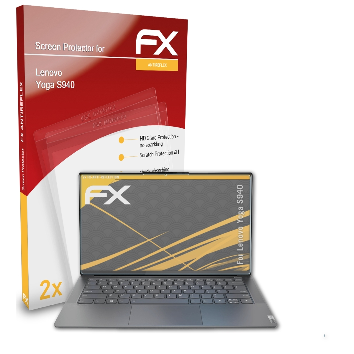 2x Displayschutz(für S940) FX-Antireflex ATFOLIX Lenovo Yoga