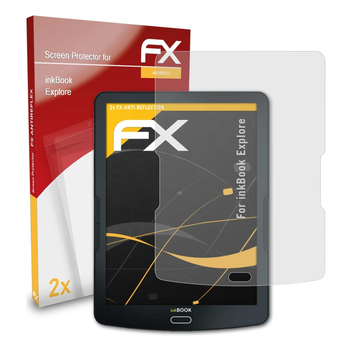 ATFOLIX 2x FX-Antireflex inkBook Displayschutz(für Explore)