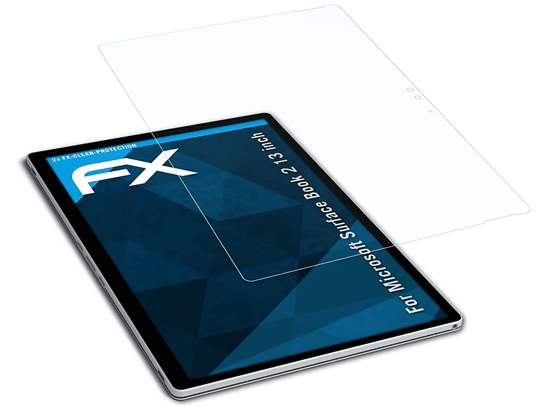 ATFOLIX inch)) Microsoft FX-Clear (13 2 Displayschutz(für Book 2x Surface