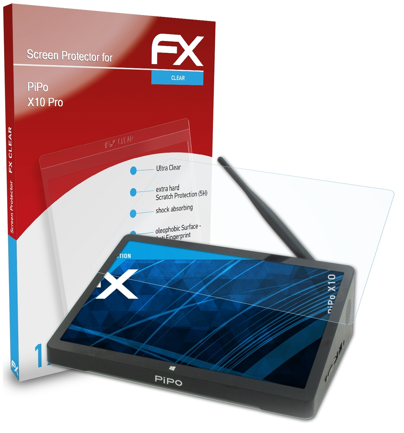 X10 Pro) ATFOLIX Displayschutz(für FX-Clear PiPo
