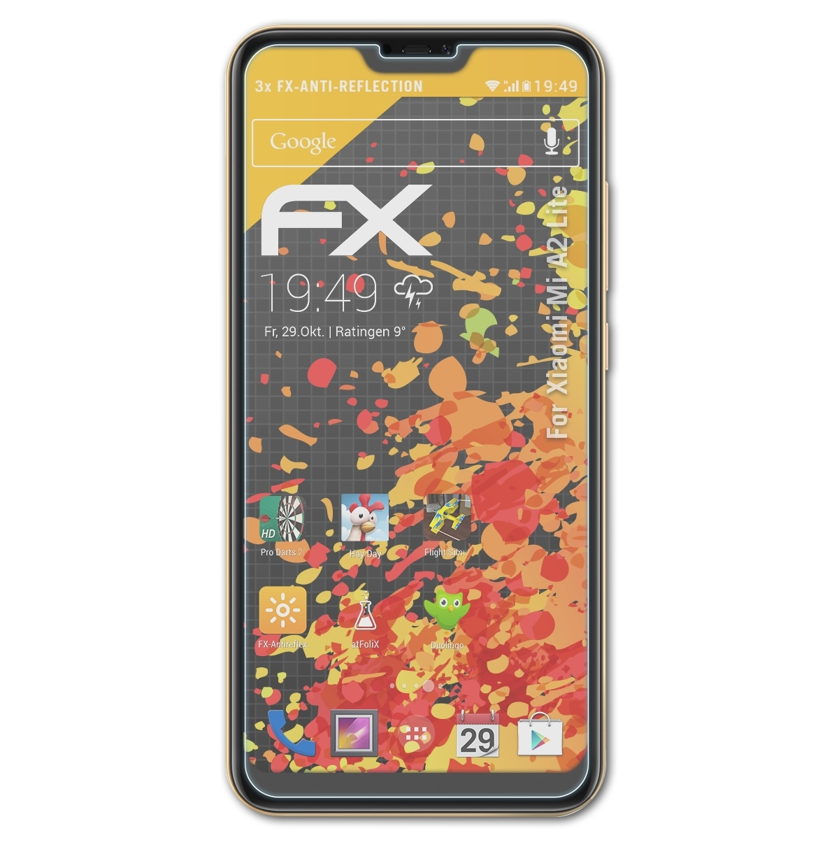 Mi ATFOLIX Displayschutz(für 3x FX-Antireflex Lite) Xiaomi A2