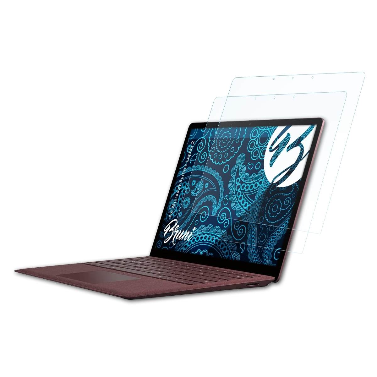 Schutzfolie(für BRUNI Surface Microsoft Laptop Basics-Clear 2x 2)