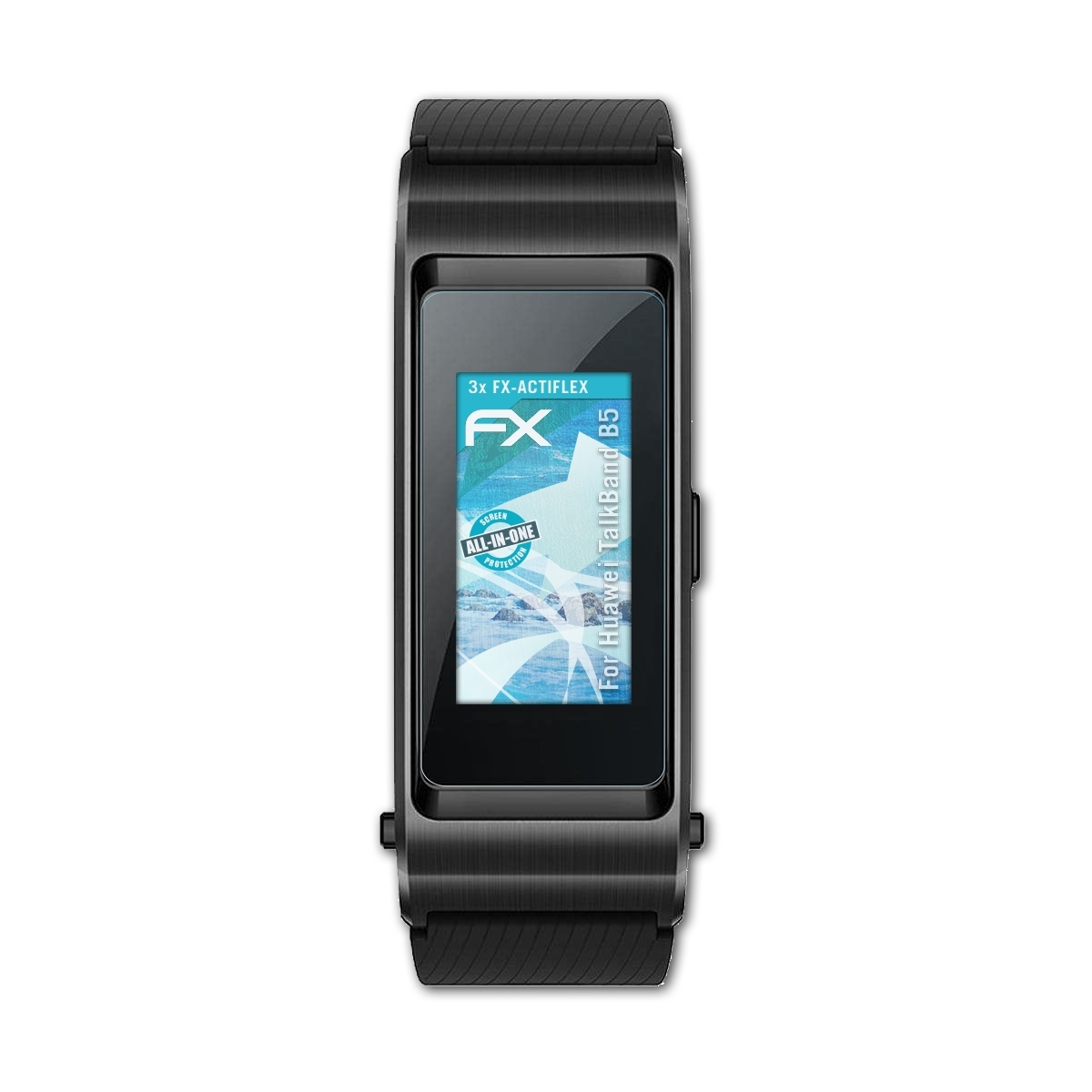 Huawei FX-ActiFleX B5) 3x ATFOLIX Displayschutz(für TalkBand