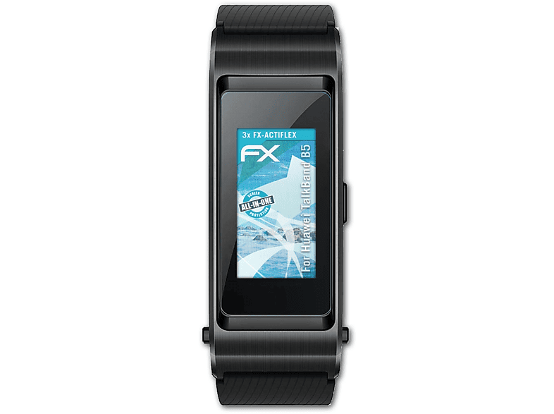 ATFOLIX 3x FX-ActiFleX Displayschutz(für Huawei TalkBand B5)