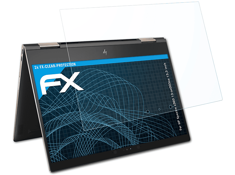 x360 (13,3 2x ATFOLIX 13-ae003na FX-Clear Displayschutz(für Spectre HP inch))