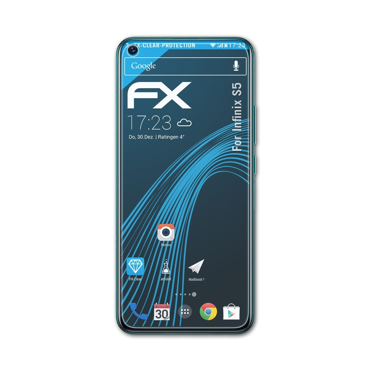 FX-Clear 3x Displayschutz(für S5) ATFOLIX Infinix