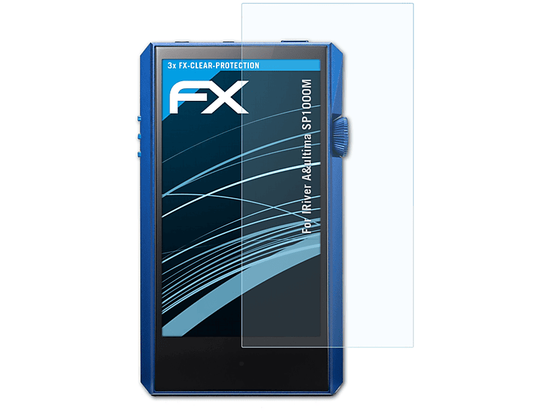 ATFOLIX 3x FX-Clear Displayschutz(für IRiver A&ultima SP1000M)