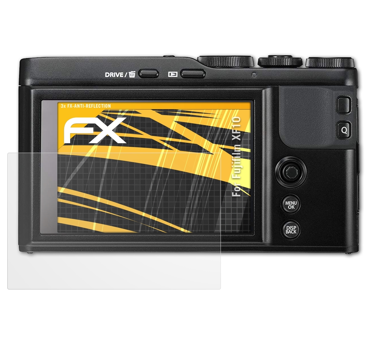 XF10) Fujifilm ATFOLIX FX-Antireflex 3x Displayschutz(für