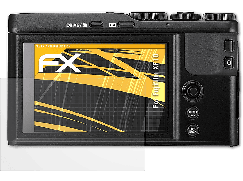 ATFOLIX 3x FX-Antireflex Displayschutz(für Fujifilm XF10)