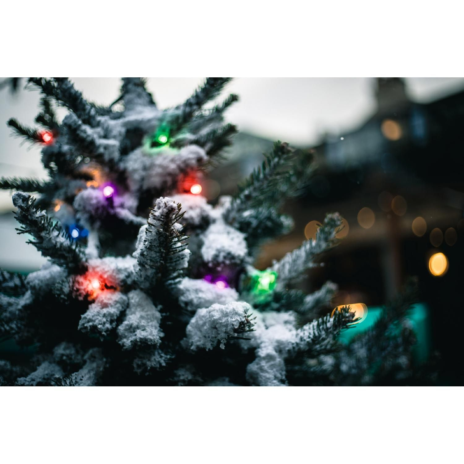 DELTACO SMART HOME Smarte Weihnachtsbaum-Lichterkette schwarz RGB Lichterkette