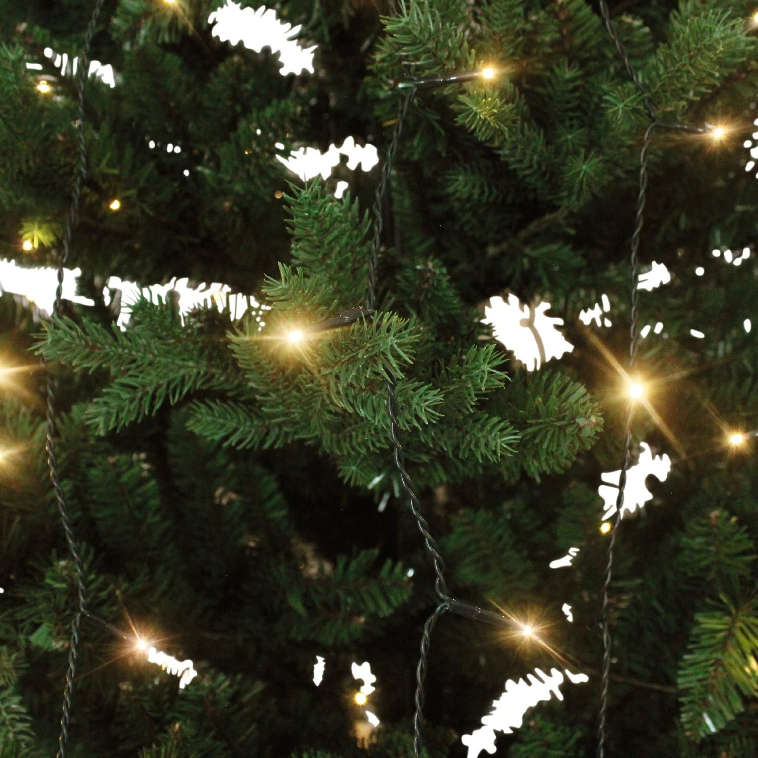 SMART Smarte Weihnachtsbaum-Lichterkette schwarz DELTACO Lichterkette, HOME