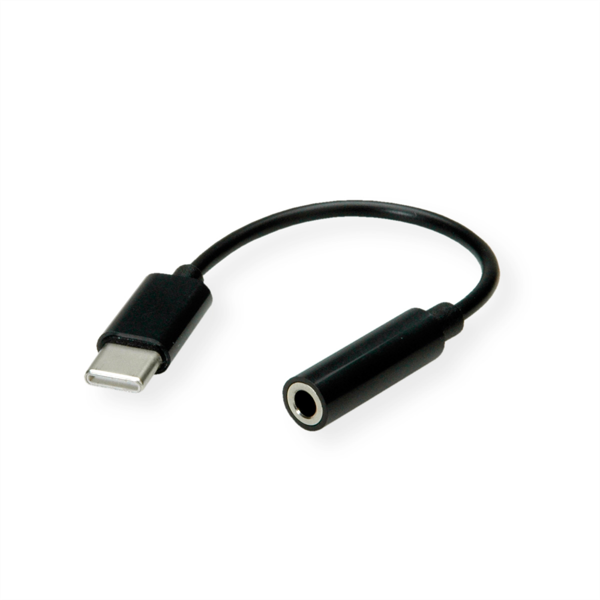 USB Adapter - ST/BU Audio, Adapter, USB-Audio Typ C 3,5mm VALUE schwarz
