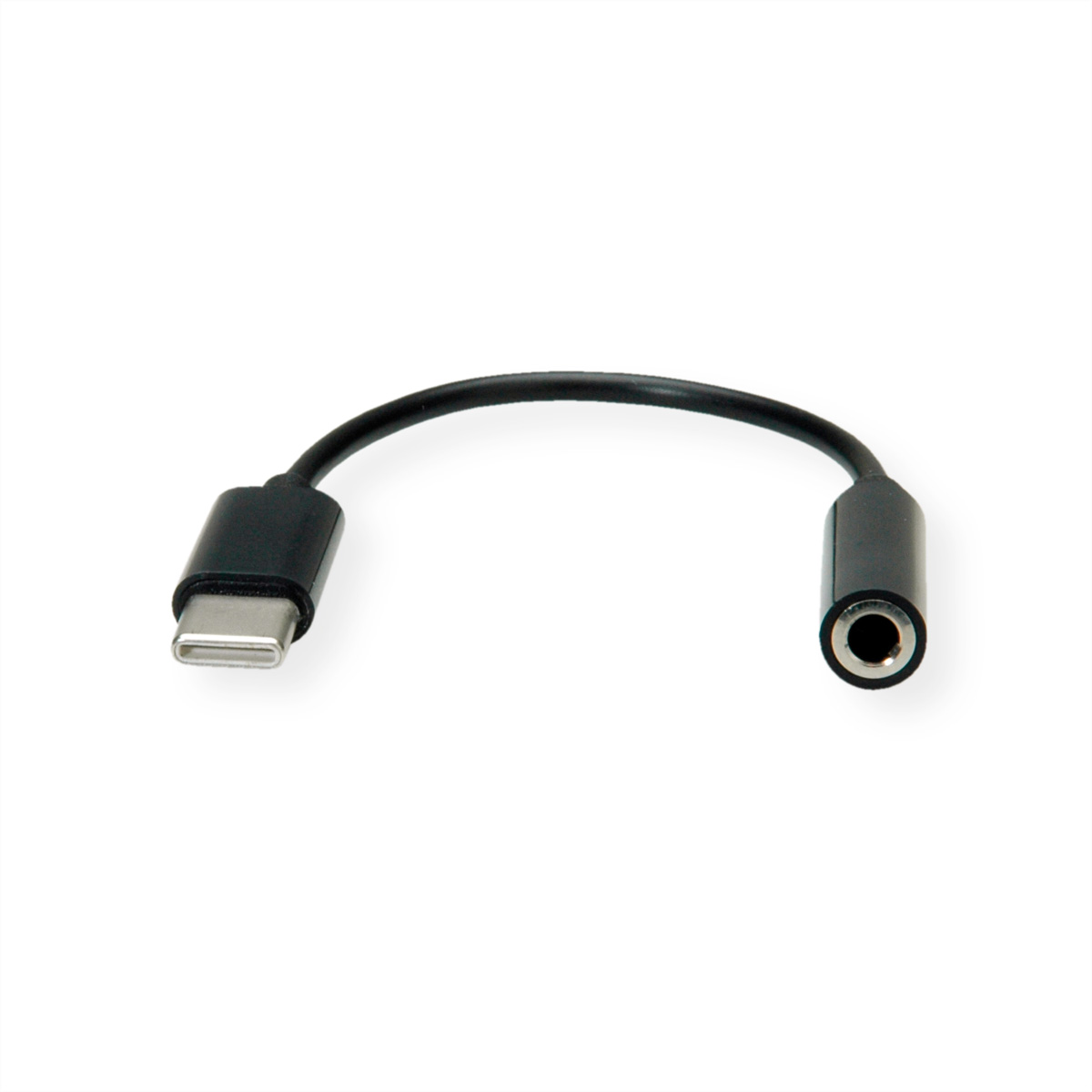 USB Adapter - ST/BU Audio, Adapter, USB-Audio Typ C 3,5mm VALUE schwarz