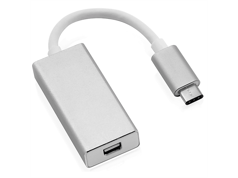 Super willkommen heute ROLINE Display Adapter - C USB silberfarben USB-DisplayPort v1.2, Typ Adapter, Mini-DisplayPort ST/BU
