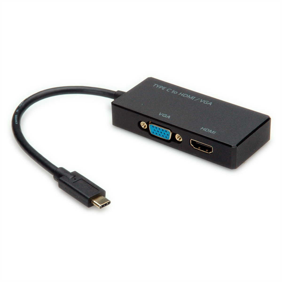 schwarz USB-HDMI Adapter / Typ VGA VALUE USB HDMI C Adapter, - Display