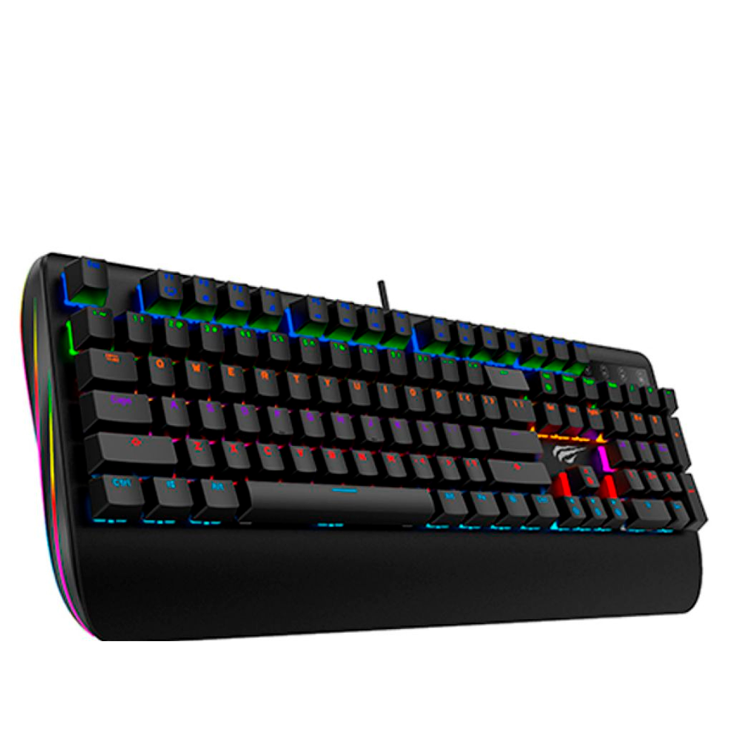 Teclado Mecánico Gaming KB464L - KB464L-FL HAVIT, Negro