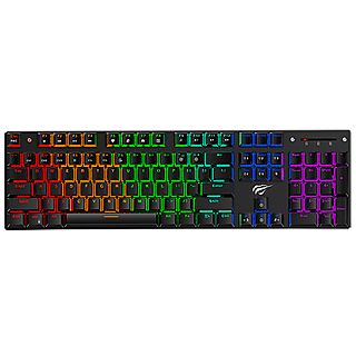 Teclado Mecánico Gaming  KB498L - HAVIT KB498L-FL, Alambrico, Negro