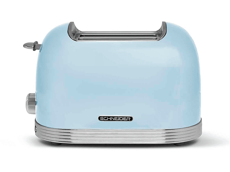 SCHNEIDER SCTO2BL Toaster vintage blau (815 Watt, Schlitze: 2)