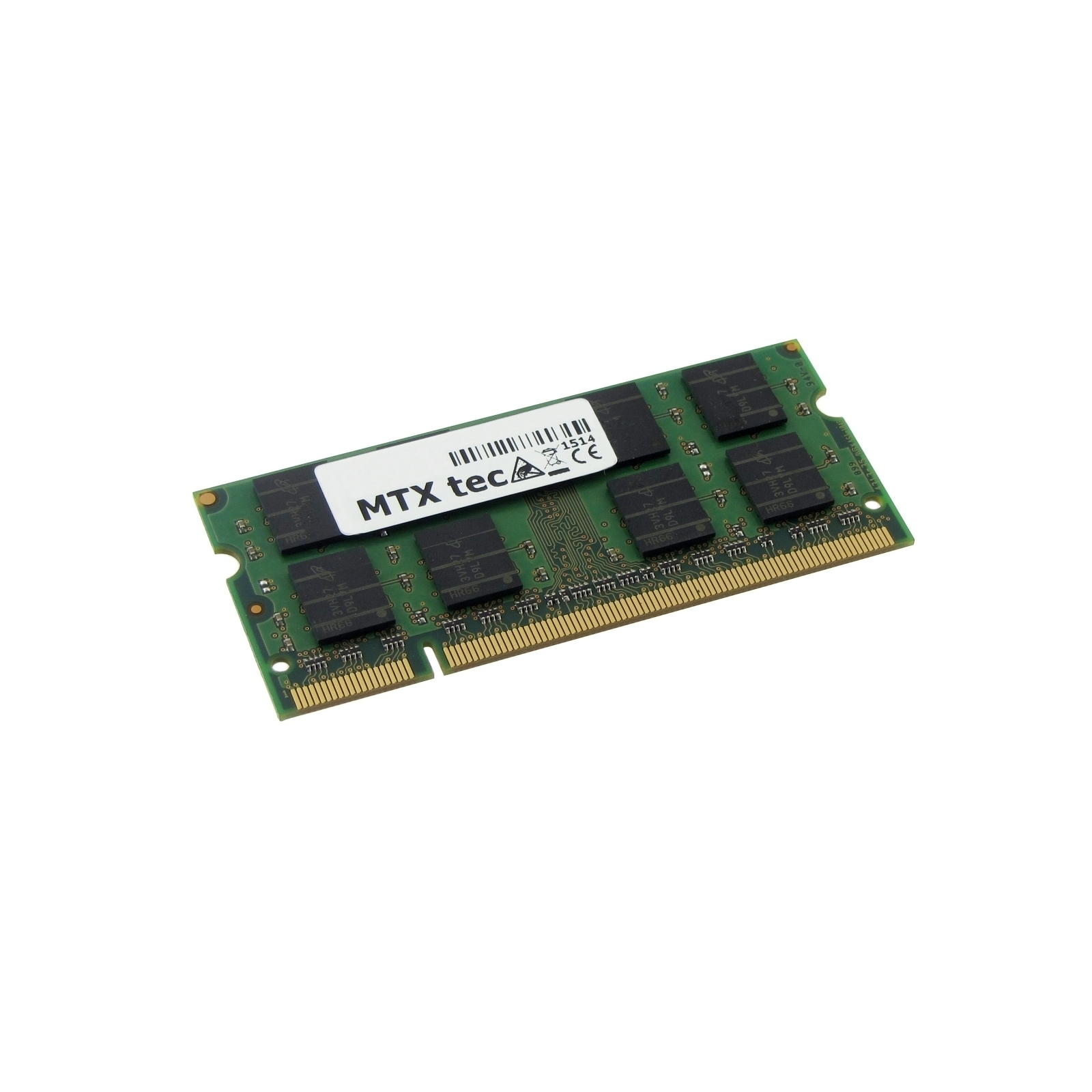 MTXTEC Arbeitsspeicher 2 GB RAM Duo Pro Core APPLE 2 DDR2 2.33GHz GB 2 (10/2006) Notebook-Speicher 17\'\' MacBook für