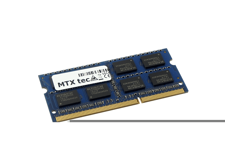 MTXTEC Arbeitsspeicher 2 GB RAM 2 Vaio VGN-TT21M/N DDR3 GB SONY für Notebook-Speicher