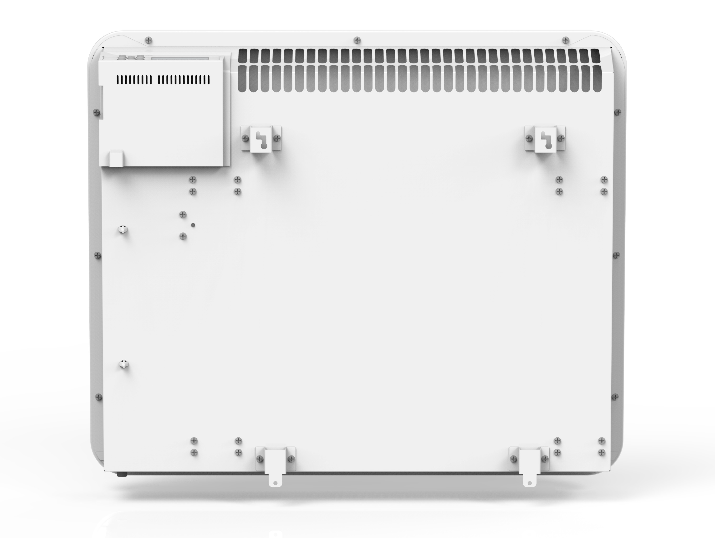 Calefactor cerámico - PURLINE Emisor térmico de bajo consumo y control WIFI, 1000 W, 4 niveles de calor, Blanco