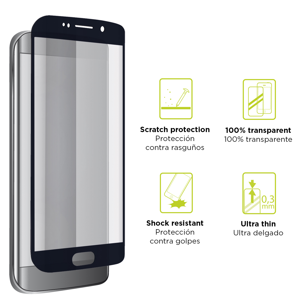 Vaxson TPU Pellicola Privacy, compatibile con LG K8 (2018) / LG K9, Screen Protector Film Filtro Privacy [ Non Vetro Temperato