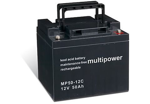 Baterías de Plomo - POWERY Powery Batería de plomo-sellada (multipower) MP50-12C zyklenfest