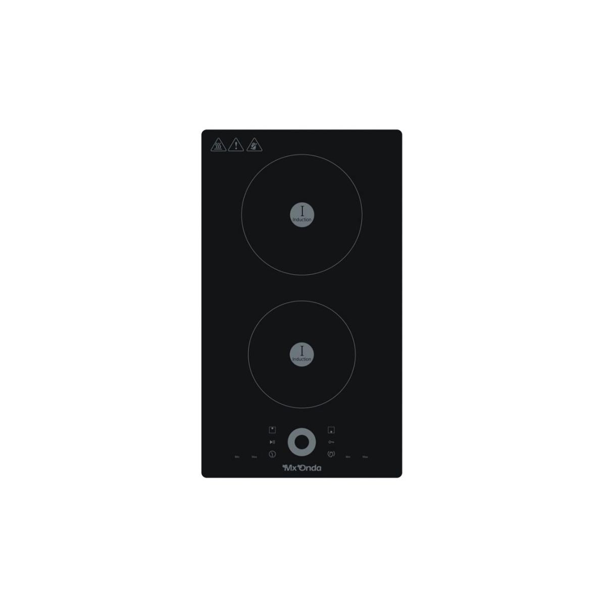 Placas de coccion - Placa Modular Induccion mxonda MXPI2612 30cm MX ONDA, Placa de coccion de Modulares, 2 zonas, Negro